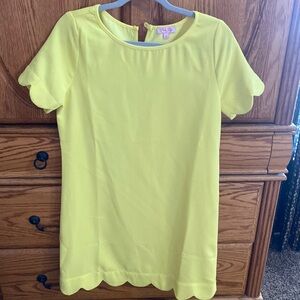 Pink Lily Scalloped dress BNWOT